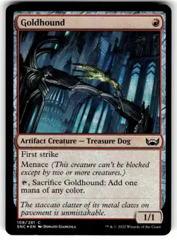 Goldhound Streets of New Capenna Foil MTG - Image 1