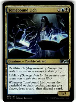 Tomebound Lich Core Set 2020 Regular MTG - Image 1