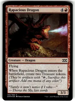 Rapacious Dragon Double Masters Foil MTG NM - Image 1