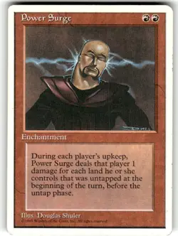 Power Surge MTG Core Set 4th Edition Regular MTG NM - Image 1