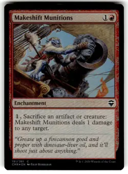 Makeshift Munitions Commander Legends Foil MTG NM - Image 1