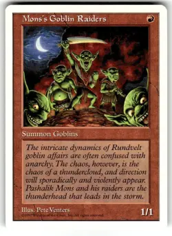 Mons's Goblin Raiders MTG Core Set 5th Edition Regular - Image 1