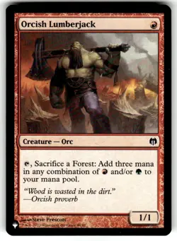 Orcish Lumberjack The List Reprints Regular MTG NM - Image 1