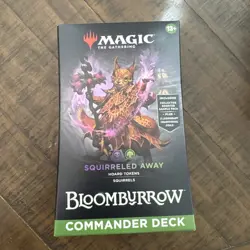MTG TCG Bloomburrow Commander Deck Squirreled Away - New/Sealed - Image 1