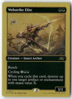 Webstrike Elite Aetherdrift First Place Foil MTG Magic - Image 1