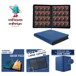 1000+ Pockets Trading Card Binder, 16-Pocket Card Ablum Compatible with MTG,S... - Image 1