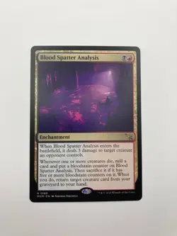 MTG Murders at Karlov Manor Blood Spatter Analysis Regular Magic Card Rare - Image 1