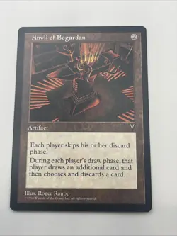 Anvil Of Bogardan Visions 1996 Near Mint Mtg Magic The Gathering Roger Raupp - Image 5