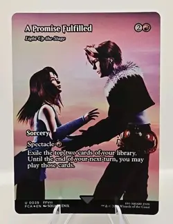 A Promise Fulfilled Light Up the Stage (Showcase) MTG Final Fantasy Through Foil - Image 1