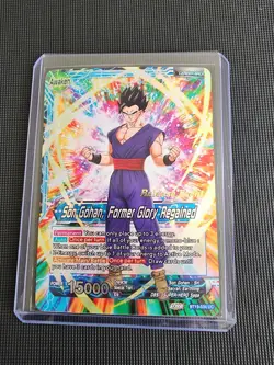 Release Event Son Gohan, Former Glory Regained Stamped BT19-034 DBS Card NM - Image 1