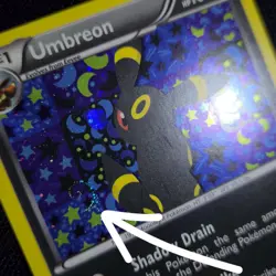 WHOLE SWIRL 🌀💫 Umbreon BW93 Black White Promo Holo Nintendo Pokemon Card - Image 1