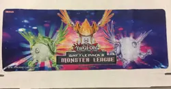 Yugioh Monster League 3 Herald Of Orange/Green/Purple Playmat For Card Game TCG - Image 1