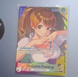 One Piece Card TCG Legends OP08-058 Charlotte Pudding Alt Art Leader ENG - Image 1