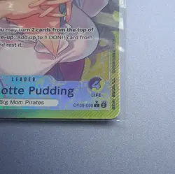 One Piece Card TCG Legends OP08-058 Charlotte Pudding Alt Art Leader ENG - Image 4