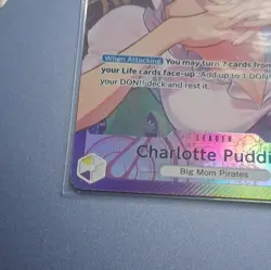 One Piece Card TCG Legends OP08-058 Charlotte Pudding Alt Art Leader ENG - Image 5
