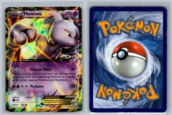 Mewtwo EX XY183 Holo Promo XY Promo Pokemon Card Holo Moderately Played - Image 3