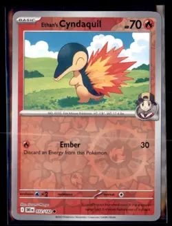 Pokemon Ethan's Cyndaquil 32/182 Destined Rivals Reverse Holo 4 Card Lot - Image 1