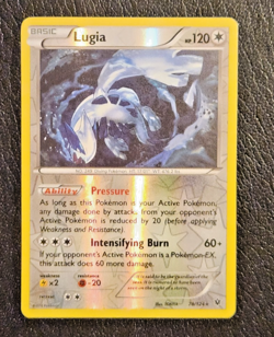 Lugia Reverse Holo Pokemon Card ( #78/124 Fates Collide Pokemon TCG 2016 ) - Image 1