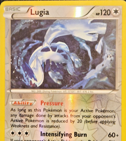 Lugia Reverse Holo Pokemon Card ( #78/124 Fates Collide Pokemon TCG 2016 ) - Image 2