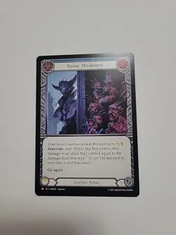 ~ Sense Weakness (Blue) ~ NM ~ Compendium of Rathe ~ FAB - Image 1
