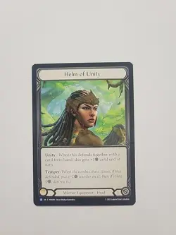 FAB COLD FOIL Helm of Unity - Compendium of Rathe Card # 044 - Image 1