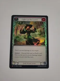 FAB Light Up the Leaves - Super Slam Card # 264 Rainbow Foil - Image 1