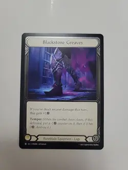 FAB COLD FOIL Blackstone Greaves - Compendium of Rathe Card # 096 - Image 1