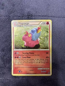 Pokemon TCG Magcargo Undaunted 6/90 Holo Rare Card NM Condition - Image 1