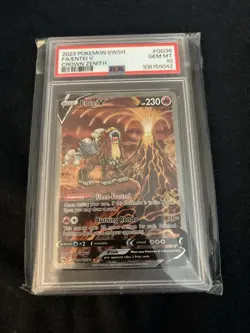 2023 POKEMON SWORD & SHIELD CROWN ZENITH #GG36 FULL ART/ENTEI V PSA 10 - Image 2
