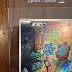 Pokemon Temporal Forces BRONZOR 170/162 Illustration Rare Card MINT-NM - Image 2