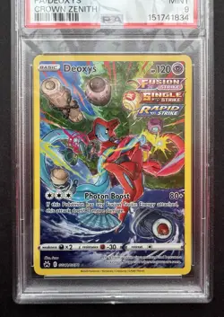 *PSA 9* Deoxys GG12/GG70 - Crown Zenith Galarian Gallery - Mint Pokemon Card - Image 3