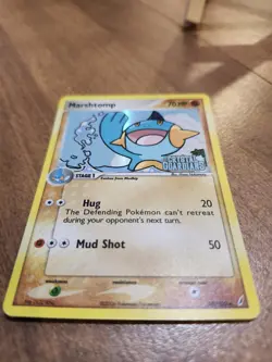 Marshtomp 38/100 Crystal Guardians Reverse Holo Pokemon TCG Card - Image 3