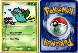 Pokemon Card - Ivysaur Crystal Guardians 34/100 2006 Uncommon Damaged - Image 3