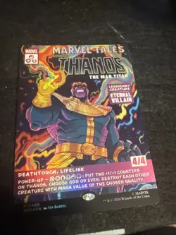 Thanos, The Mad Titan (Borderless) (0400) Marvel Super Heroes Foil - Image 1