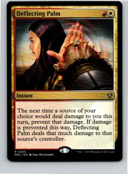 Magic the Gathering Deflecting Palm Commander: Murders at Karlov Manor MTG - Image 1