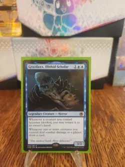 MTG Grazilaxx, Illithid Scholar Adventures in the Forgotten Realms #60 Rare NM - Image 2