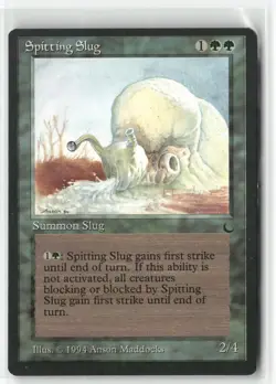 Spitting Slug Uncommon The Dark Magic: The Gathering Near Mint - Image 1