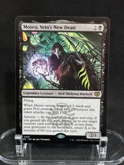Moseo, Vein's New Dean 91 Rare Secrets of Strixhaven Magic: The Gathering NM - Image 1
