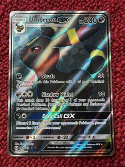 Pokemon TCG - Umbreon GX 142/149 - Sun & Moon Full Art Ultra Rare NM - Image 1