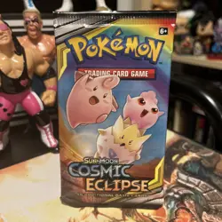Pokemon Trading Card Game Sun & Moon Cosmic Eclipse Booster Pack -Factory Sealed 820650805899 - Image 1