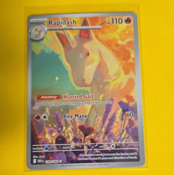 Pokemon Rapidash Illustration Rare Holo Sv10 Destined Rivals 189/182 Eng 110 - Image 1