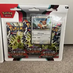 Pokemon |Obsidian Flames |SV03 Blister Booster Combo (x6) Packs And Both Promos! 820650853784 - Image 2