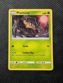 Phantump 6/145 Common Guardians Rising Pokemon Lightly Played - Image 1
