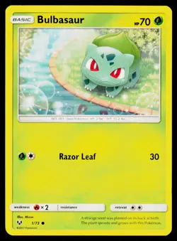 Bulbasaur - 1/73 Common Pokemon Shining Legends NM - Image 1