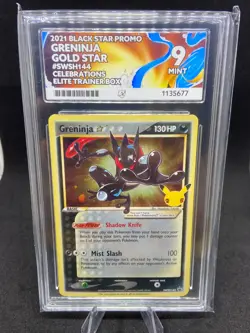 Greninja SWSH144 - Gold Star Celebrations Black Star Promo - Pokemon TCG - ACE 9 - Image 1