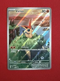 Victini 208 Pokemon TCG SV Promo Card Illustration Collection, English - Image 1