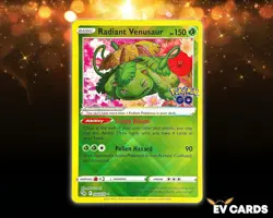 Pokemon TCG - Radiant Venusaur 004/078 Pokemon GO Radiant Holo | NM - Image 1