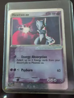2003 POKEMON EX RUBY & SAPPHIRE #101 MEWTWO EX-HOLO - Image 1