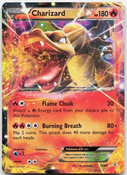 Charizard EX 11/83 Holo EX Rare Generations Pokemon Holo Lightly Played - Image 1