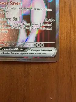 Pokemon TCG Team Rockets Mewtwo EX 213/182 Ultra Rare Destined Rivals - Image 4